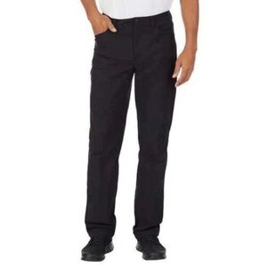 Eddie Bauer Mens Fleece Lined 2-Way Stretch Pant - Black - 34 x34